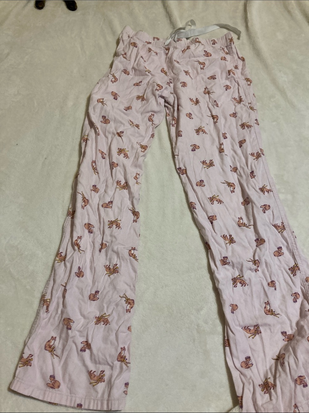 SET Victoria's Secret Pink Floral fox Print Pajama